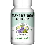 Maxi Health Vitamin D3 3000 IU 75 Micrograms Vitamin D Supplements, Used for Healthy Bones, Teeth, I