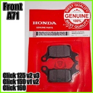ஐ  ◵  ⏇ Brake pad For Click 125 v2 v3/ Click 150 v1 v2/ Click 160 Genuine parts