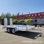 【TikTok】#Flatbed Trailer Mingyuan3.5Ton European Ladder Platform Trolley Logistics Transport Truck Car Sales