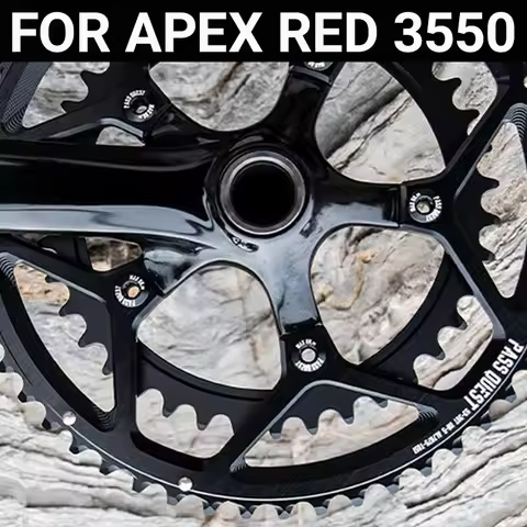 PASS QUEST 110bcd Aero Chain Ring For Shimano Ultegra 5 Bolts Plate 46 33 50 34 34t 50x34 52 36 36t 