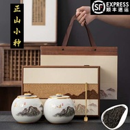 Wuyi Zhengshan Souchong Tea Gift Box 2025 New Tea Super Luzhou รสชาดำบำรุงกระเพาะอาหารให้ของขวัญแก่ผ