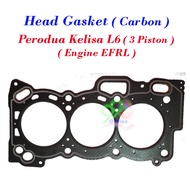Head Gasket for Perodua Kelisa L6 Engine EFRL 3 Piston