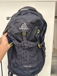 Gregory Nano 20 Backpack Navy Blue Yellow Accents