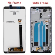 XD 5.7 "จอแสดงผล LCD แบบสัมผัสหน้าจอ L3 Xperia ต้นฉบับสำหรับ Sony พร้อมกรอบแผงหน้าจอทัชสกรีนสำหรับ X