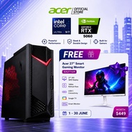 [Free Smart Monitor][NVIDIA RTX 5060]Acer Nitro 50 N50-660 Gaming Desktop | Intel Core Ultra 5/7 | 1