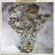 FLOWER AMETHYST CLUSTER SLAB *HIGH QUALITY NATURAL* [JM1] BRAZIL– Cleanse, Wisdom, Amplifies Energy