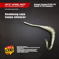 Bubble Only Exhaust DT100, TS125, TS100 Fullstainless