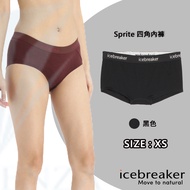 【Icebreaker】女 Sprite 四角內褲-BF150-黑-XS IB103023-001-XS