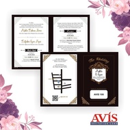Avis 100 - Cetak Undangan Pernikahan - Undangan Khitan - Undangan Kekinian - Undangan Murah berkuali