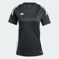 adidas ฟุตบอล เสื้อฟุตบอล Tiro 24 ผู้หญิง สีดำ IJ7675