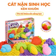 (Premium type) Biological sand, Kinetic sand set with mold, Kinetic sand safe for babies, animal sha