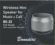 BONNAIRE - BX-22 便携人聲悦耳 藍牙5.1音樂講電話喇叭 1200mAh 超長續航