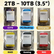 HDD 10TB/12TB/14TB/16TB/18TB/20TB Hdd 3.5" 5400RPM - 7200Rpm Desktop Internal Hard Disk HDD SATA
