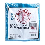 Garbage Bag 47cm x 54cm (30pcs) | Strong Trash Bag | Rubbish Bag | Leak-Proof | Household & Office U