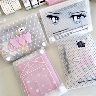 A6 Storage Sticker Twill Polkadot Floral esktop Small Card Sticker Storage Box/Storage Box/Dustproof