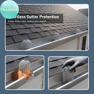 ThickRich Leaf Bloing Gutter Drain Filter Durable Rustproof Roof Eaves  Strainer for Residential Gar