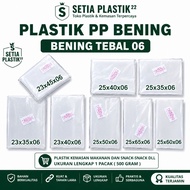 PP plastic thickBENING 06 complete sizes: 23x35 23x40 23x45 25x35 25x40 25x50 25x60 25x65