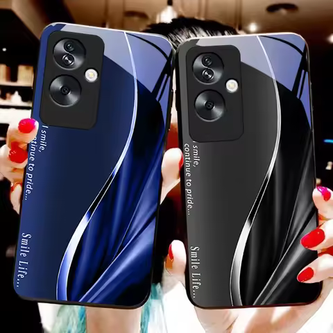 New Soft Brown Red For Oppo A79 5G 58 78 74 60 4G Reno 11F Realme GT 6 11 Note 50 10 C55 X2 Tempered