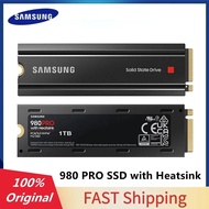 Samsung 980 PRO M2 SSD With Heatsink 1TB 2TB PCIe Gen 4 NVMe M.2 Internal Solid State Hard Drive Heat Control PS5 Compatible