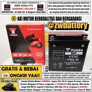 Aki motor Yamaha Mio Sporty YT7C Yuasa Accu kering 1DezZ3 limited sto