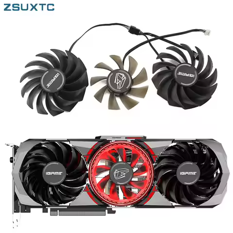 PVA080E12R Cooling Fan 90mm For Colorful iGame GeForce RTX 3060 3070 3090 Advanced RTX 3080 Ti RTX30
