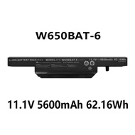 W650BAT-6 11.1V 5600mAh 62.16Wh Laptop Battery For CLEVO W650DC W650RB W650RC W650RC1 W650RN 6-87-W6