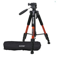 ZOMEI Q111 142cm/56 Inch Lightweight Portable Aluminum Alloy Camera Travel Tripod with Quick Release Plate/ Carry Bag for Canon Nikon Sony DSLR Smartphone