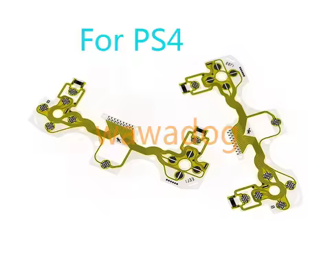 2pcs Original For Playstation 4 Conductive Film Conducting Film Keypad Flex Cable Yellow 2.0 For PS4