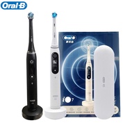 Oral-B iO 7 Deep Clean + Protect Rechargeable Electric Toothbrush With Replacement Brush Heads, Char