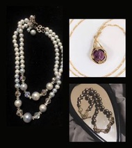 《私物》早期古董項鍊 Avon雅芳、Monet莫內、無標記珍珠項鍊