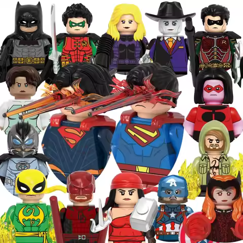 building block Mini assembly brick toys Jerome Valeska Tyler Superman Venom Thor Exquisite gift