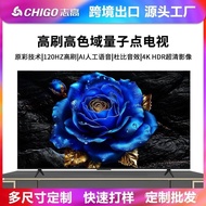 55 Quantum Point QLED TV TV Smart Foreign Trade TV LCD Full Screen Household Inch 4K Explosion-Proof