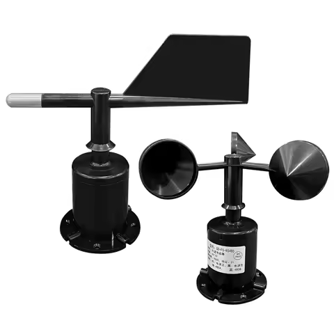 30m/s Polycarbon Wind Speed Direction Sensor Weather Station Outdoor 3 Cup Anemometer Sensor Output 
