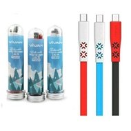 Vivan CTM100S, CTC & CTL Data Cable / Charger 100 1 Meter Flat Tube