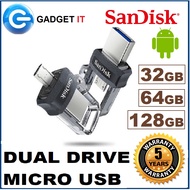 SANDISK ULTRA DUAL DRIVE MICRO USB 3.0 OTG PENDRIVE (TD-SDK-OTG3.0-32GB/64GB/128GB)