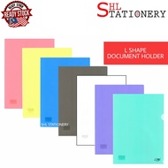 APLUS PVC A4 Colour L Shape Holder / Semi Transparency Document Holder File E310