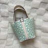 Hermes Picotin 14 12 Nata Daisy U stamp 菜籃子小綠花銀扣