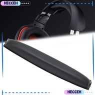 HECCEH Headphone Headband Pad, Black Leather Replacement Cushion, Easy to Install Comfortable Headba