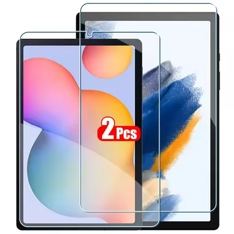 2PCS 9H HD Tempered Glass Protector for Samsung Galaxy Tab A10 Plus S10 S9 FE Plus S6 Lite S7 Fe A7 