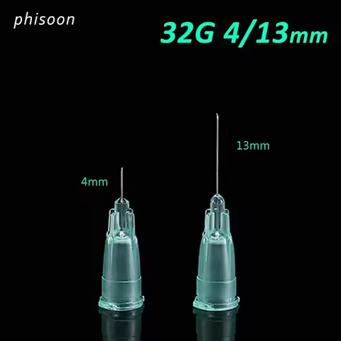 32G needle Piercing Transparent Syringe Injection glue Clear Tip Cap For Pharmaceutical injection ne