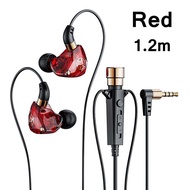SPRISE New KT Wired Earphone Diamond With Mic Deep Bass Earfon Dynamic Karaoke Stereo In-Ear Headset