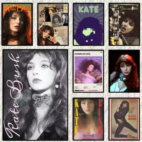 Britain Singer K-Kate Bush Poster Holiday Gifts Designed For Home Restaurant Office Space Corridor W