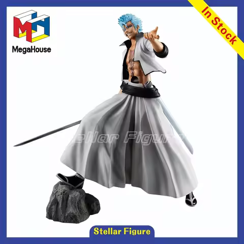 【SF】In Stock MegaHouse GEM Series BLEACH Realm Grimmjow Jeagerjaques Figures Model Collection Gift