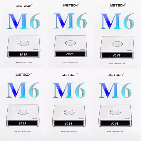 [Genuine]IMETBOX M6 TV Box 2025 64GB with Vioce Control Wifi 6 8K HD Smart TV Box Hot in Korea Singa