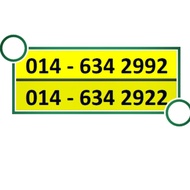 1 Set Couple Mobile Vip Number 014-6342992/2922
