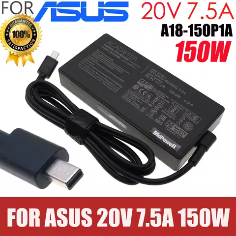 20V 7.5A 150W AC Adapter Charger For ASUS ROG Zephyrus V16 V3607 V3607VJ V3607VU A24-150P1A Gaming L
