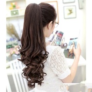 [ hàng loại 1 60cm ] tóc giả nữ ngoặm xoăn dài tóc giả kẹp tóc giả xoăn dài