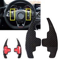 Real Carbon Fiber Steering Wheel Shift Paddles Suitable for 12-15 W204 C250 C350 13-14 W117 C117 CLA