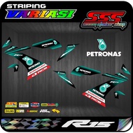 Yamaha R15 V3 Petronas Striping Sticker Decal