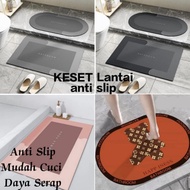 [Code 77] Foam Bath Mat Anti-Odor Foot Mat Anti-Bacterial Water Absorbent Stone Bath Mat Premium Anti Slip Bath Stone Mat